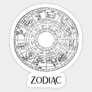 12 Signs Of The Ancient Zodiac: Sticker